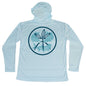 MANG Tri Leaf Slam MANG Eco Hoodie - S-Arctic Blue