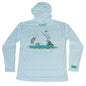 MANG Captain Cleanwater Hoodie - XS-Arctic Blue