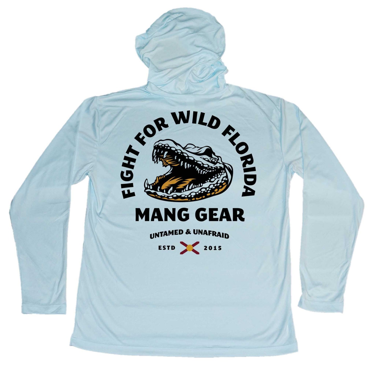 MANG Fight For Wild Florida Premium Hoodie - S-Arctic Blue