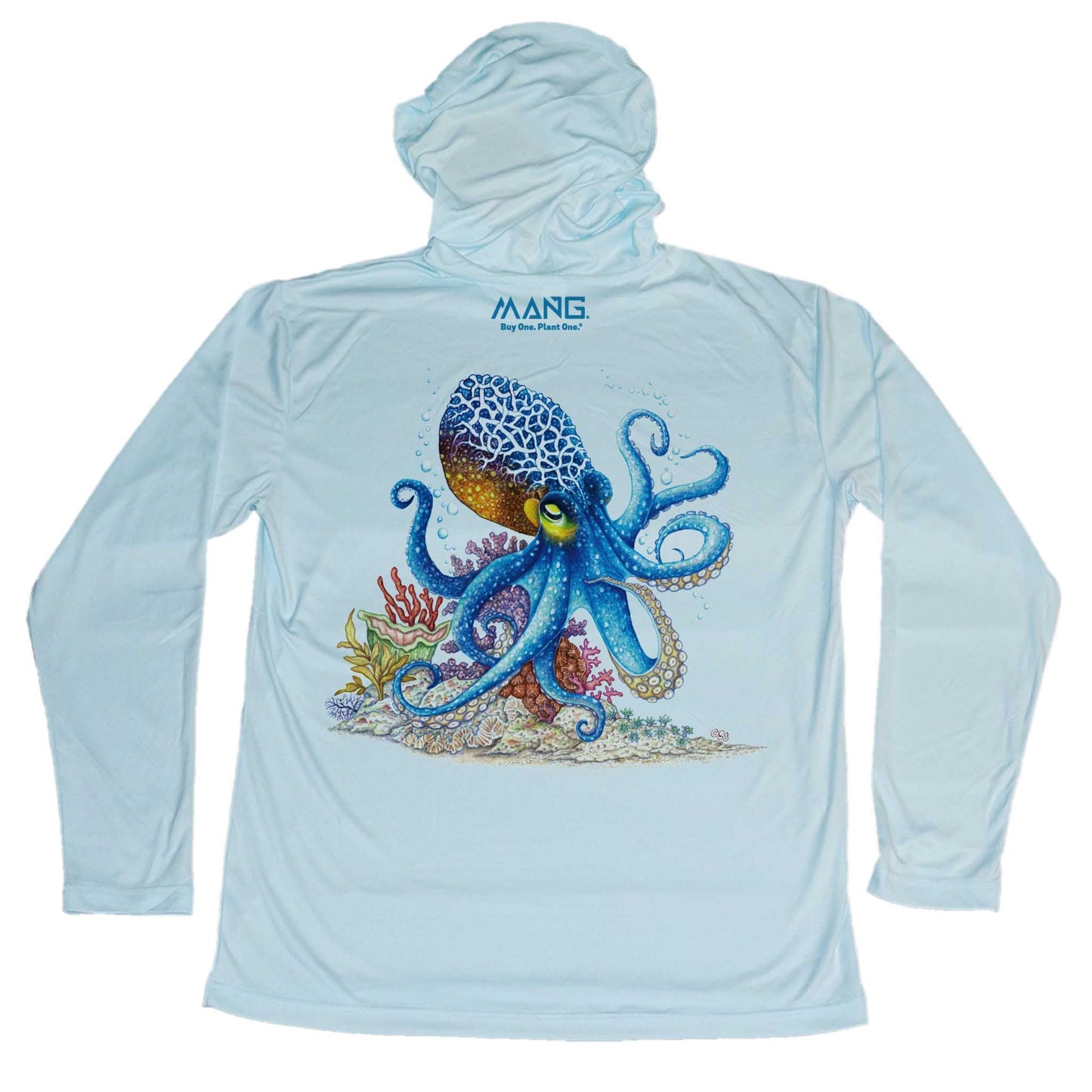 MANG Octopus MANG Hoodie - XS-Arctic Blue