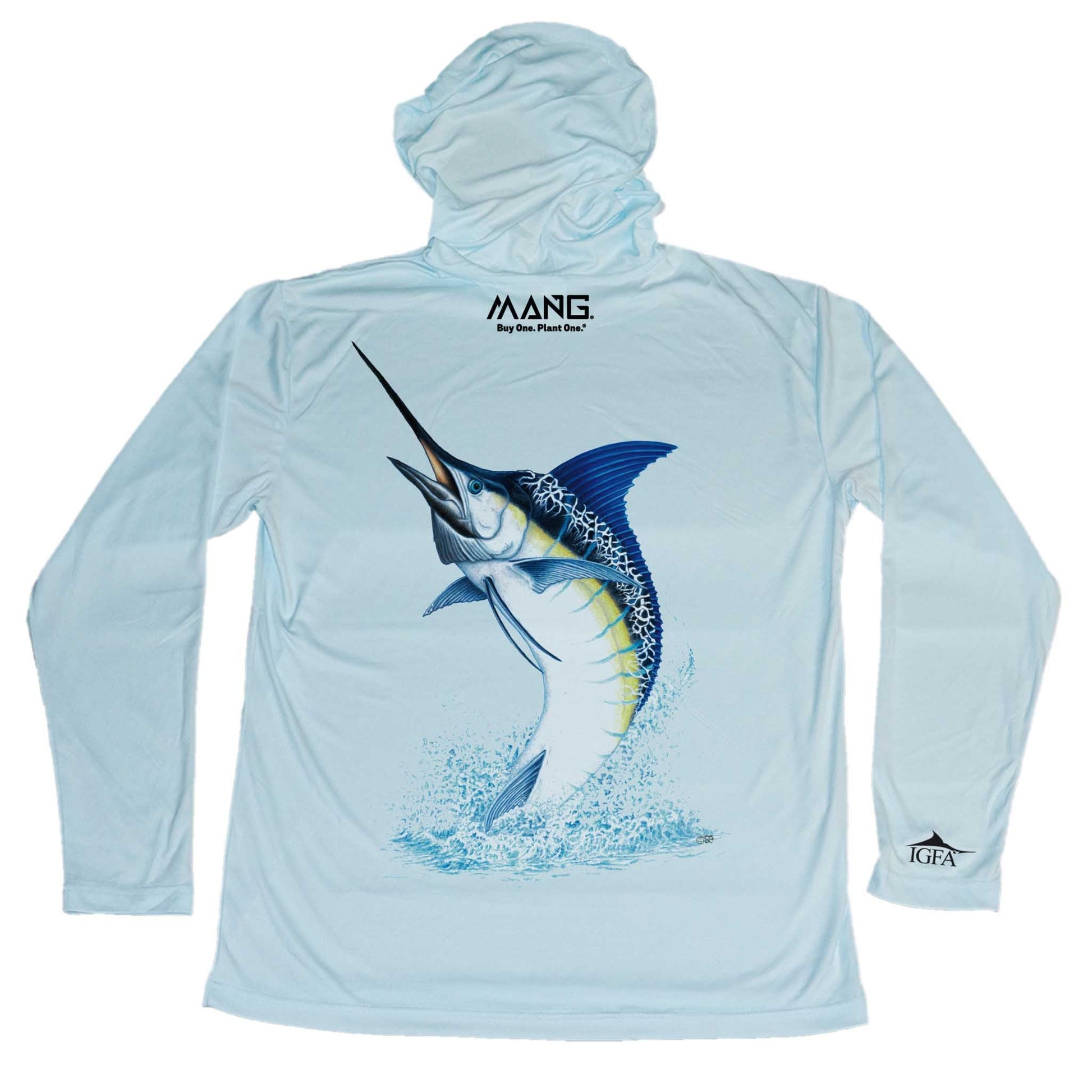 MANG IGFA Blue Marlin MANG Hoodie - XS-Arctic Blue