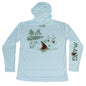 MANG Tailing Redfish MANG Eco Hoodie - S-Arctic Blue