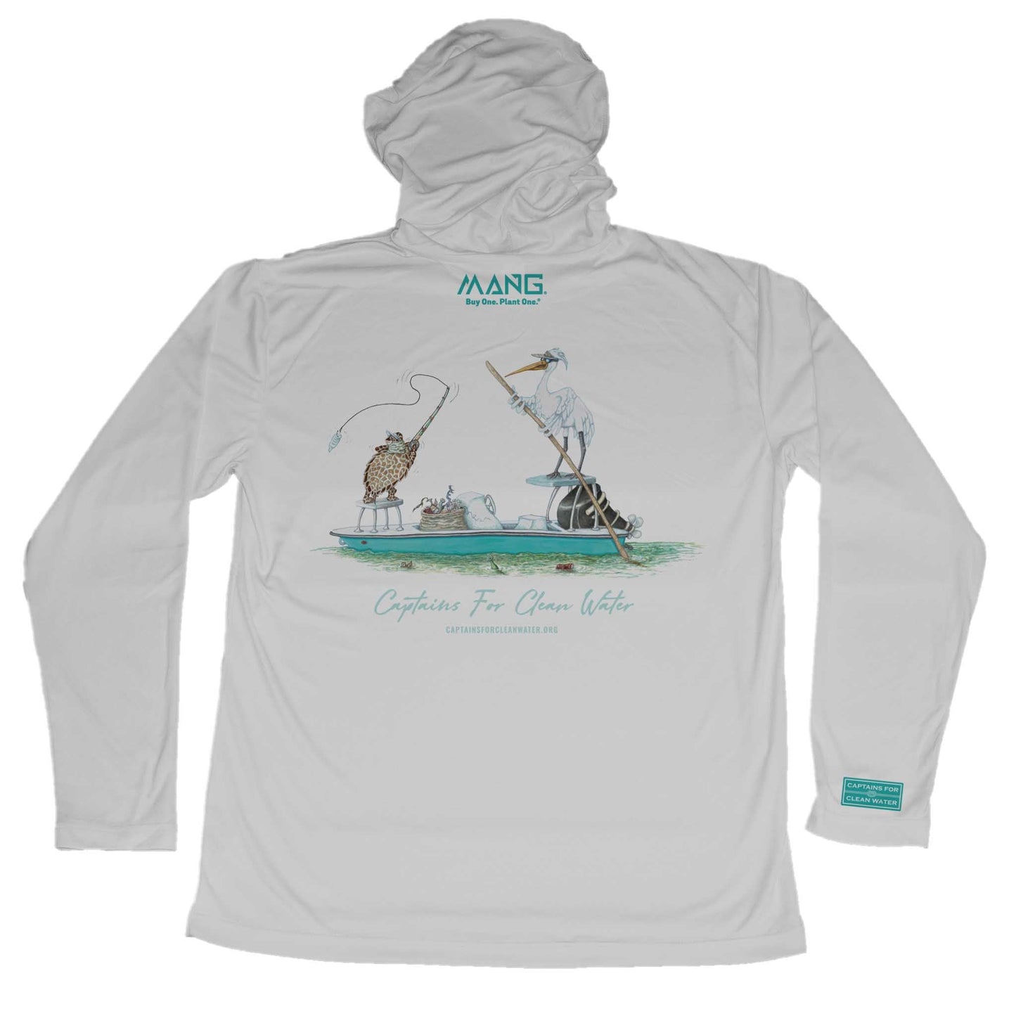 MANG Captain Cleanwater Hoodie - XS-Pearl Grey