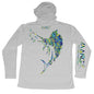 MANG Sailfish Blue Crush Hoodie - XS-Pearl Grey