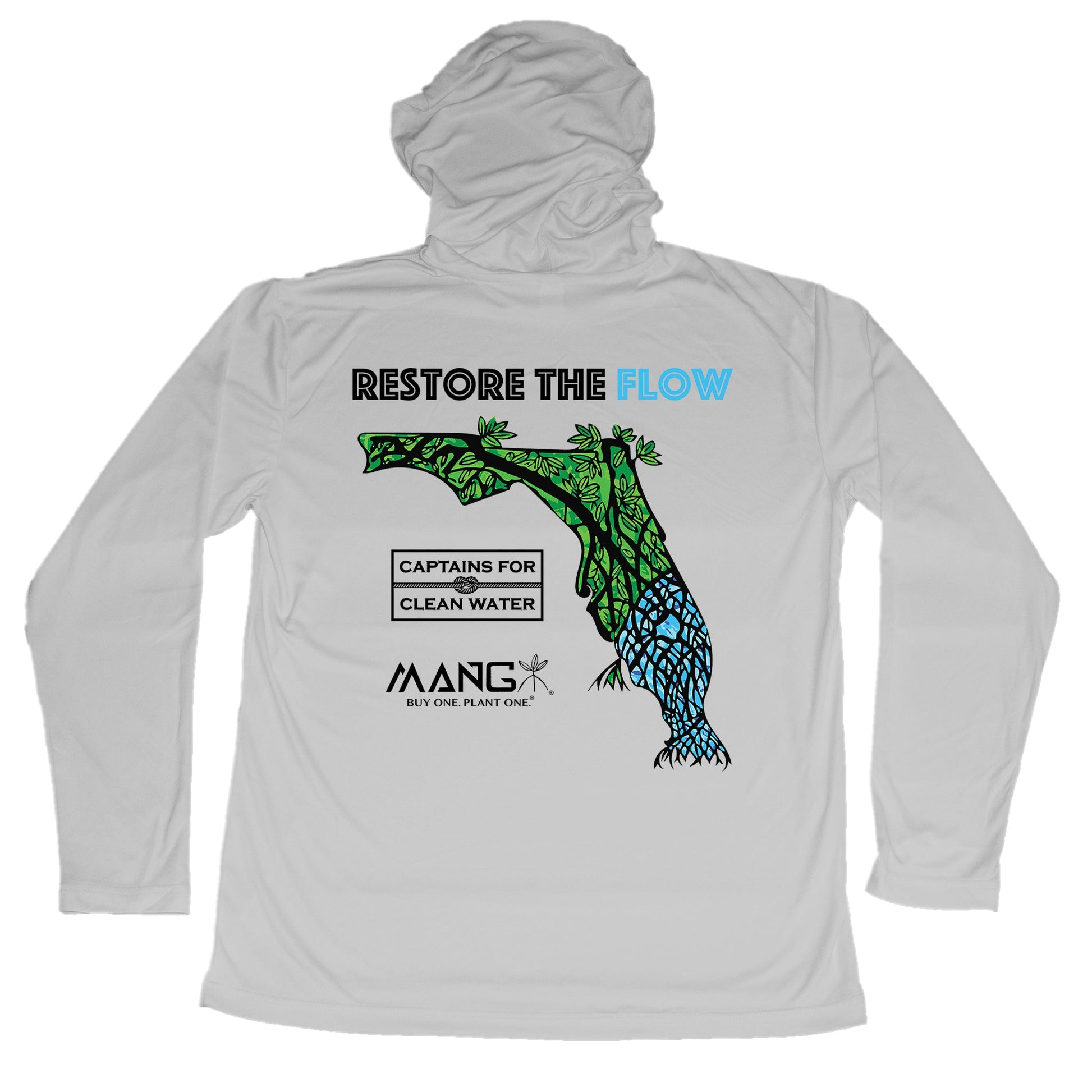 MANG Restore The Flow Hoodie - XS-Pearl Grey