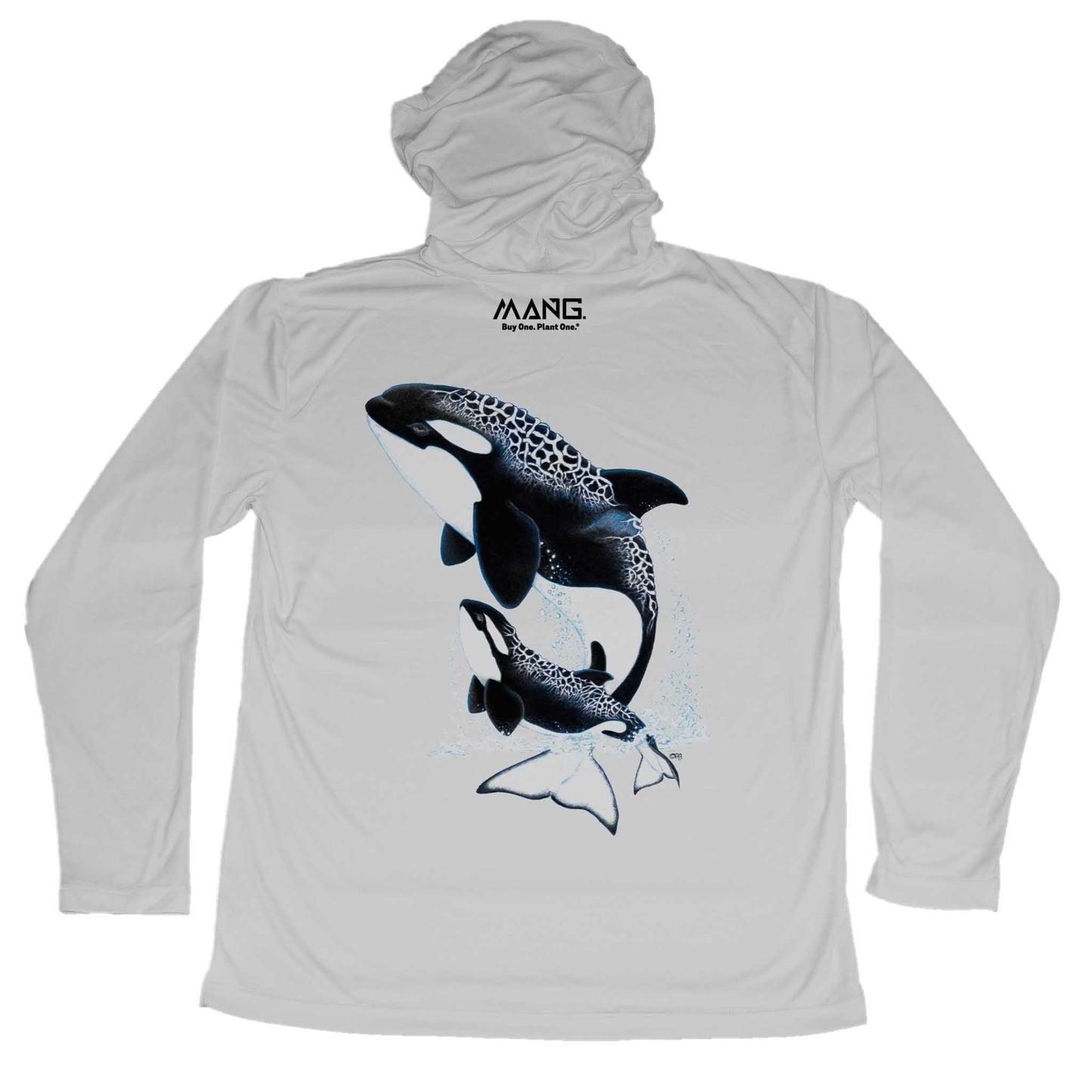 MANG Orca MANG Hoodie - XS-Pearl Grey