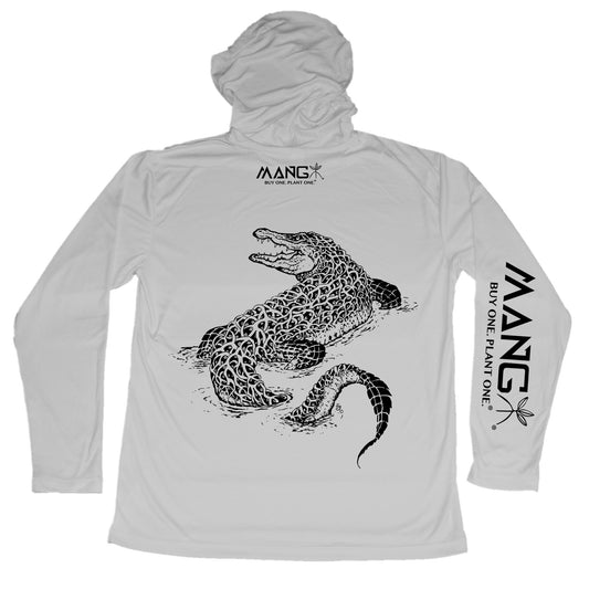 MANG Gator MANG Hoodie - XS-Pearl Grey