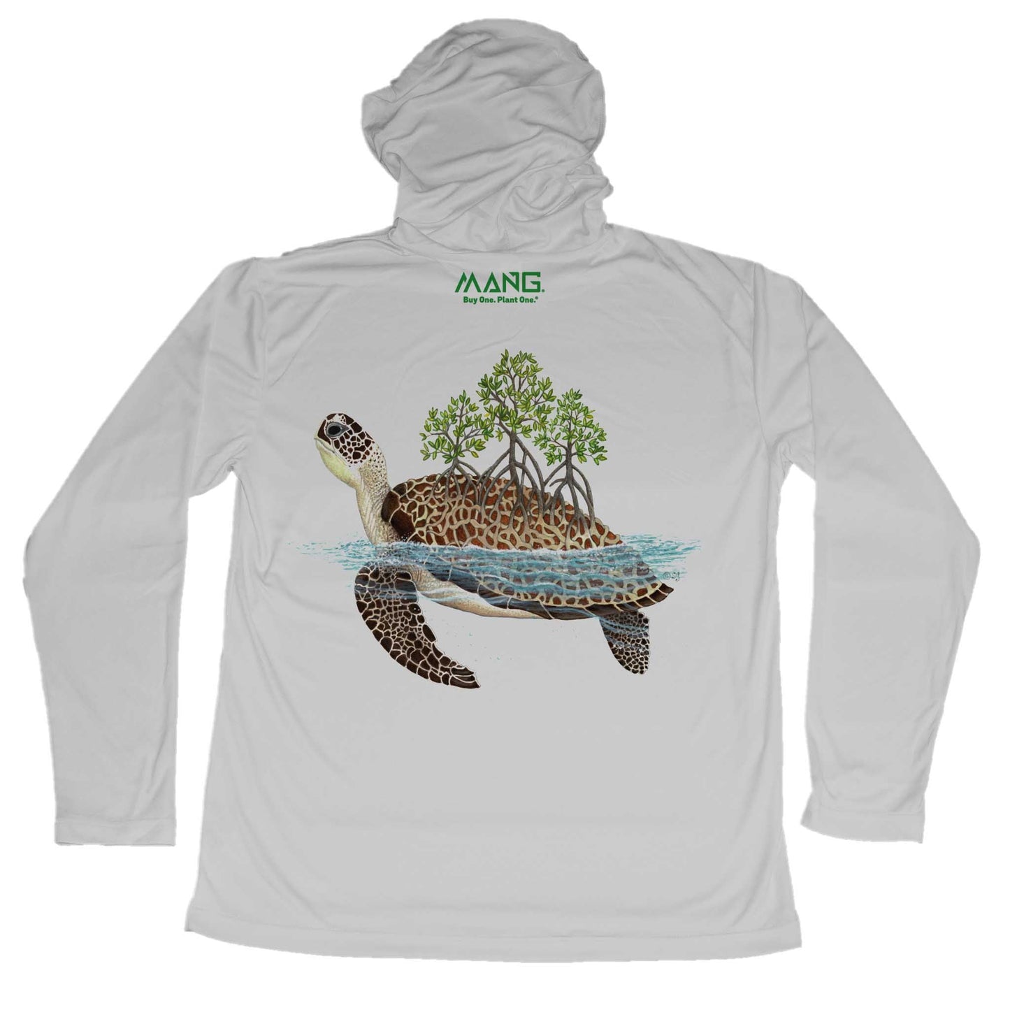 MANG Shell Grove Turtle MANG Premium Hoodie - S-Pearl Grey