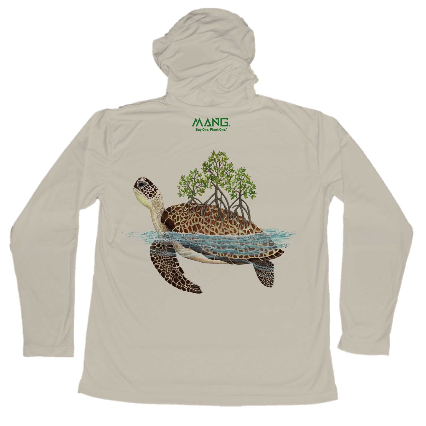 MANG Shell Grove Turtle MANG Premium Hoodie - S-Tan