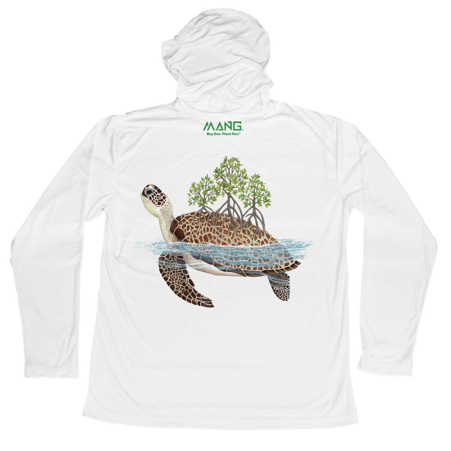 MANG Shell Grove Turtle MANG Premium Hoodie - S-White