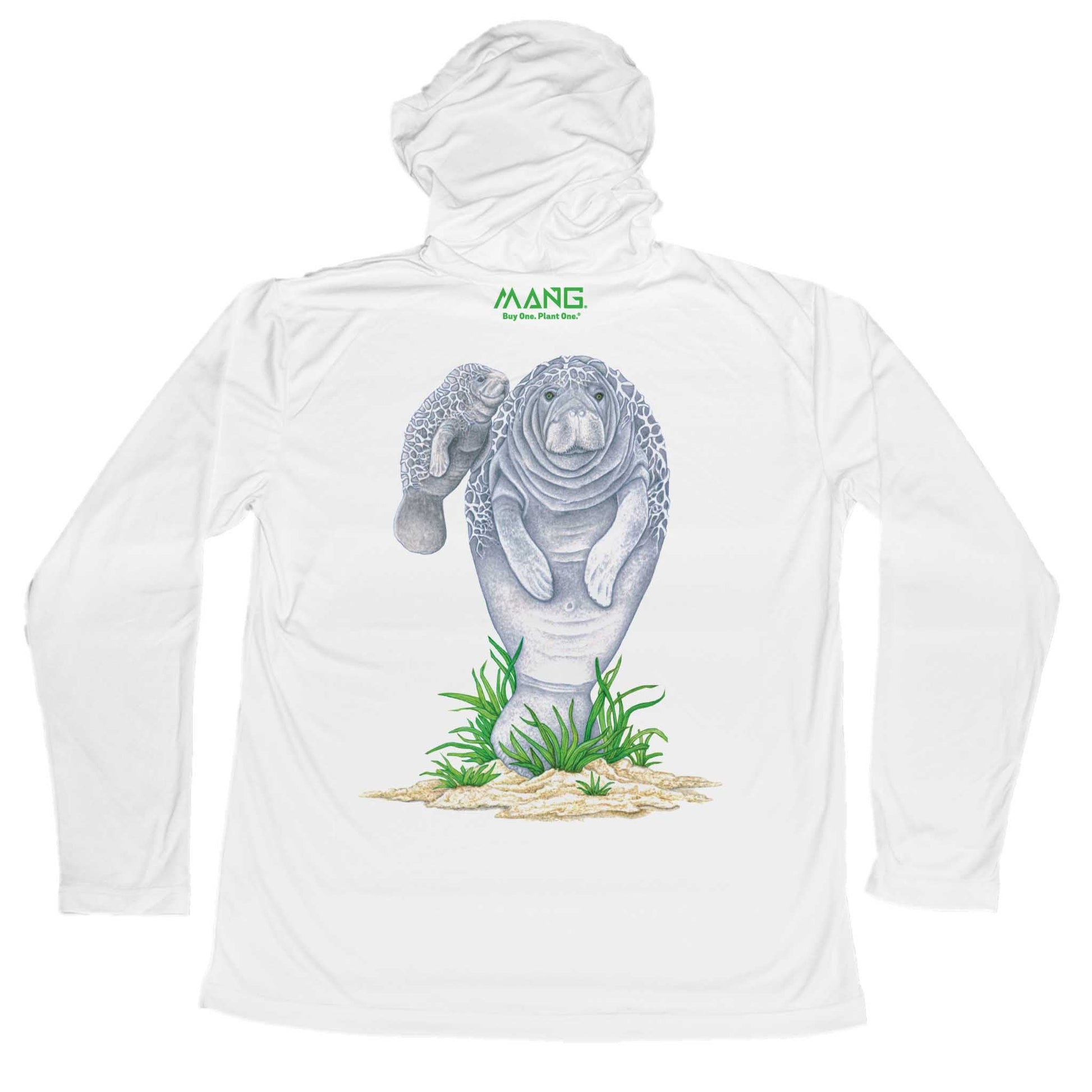 MANG Mamma Manatee MANG Hoodie - XS-White