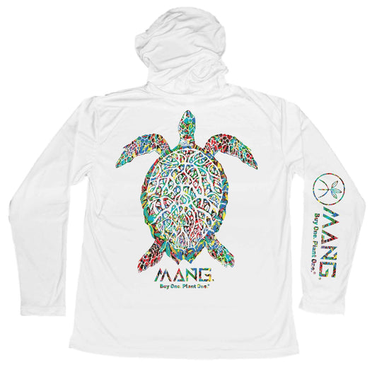 MANG Planting Hope Turtle Hoodie - XS-White