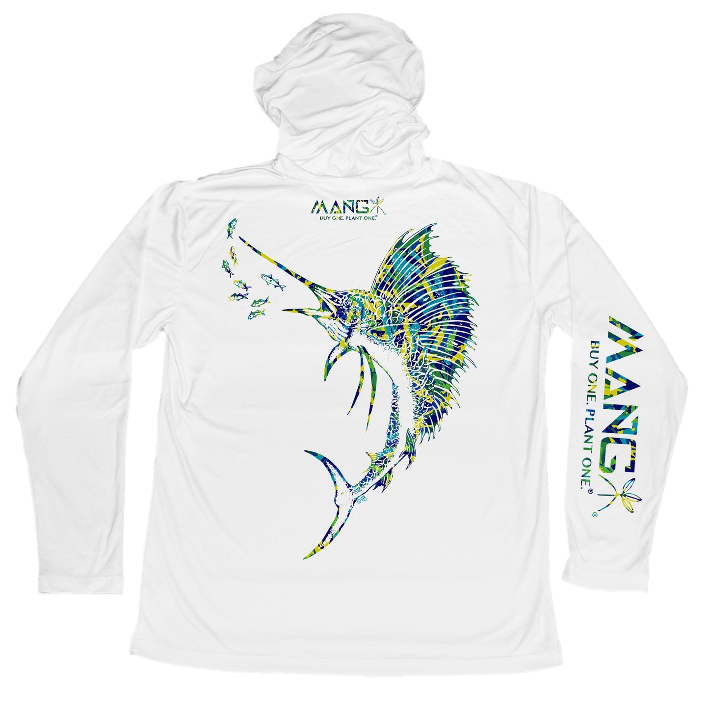 MANG Sailfish Blue Crush Hoodie - XS-White