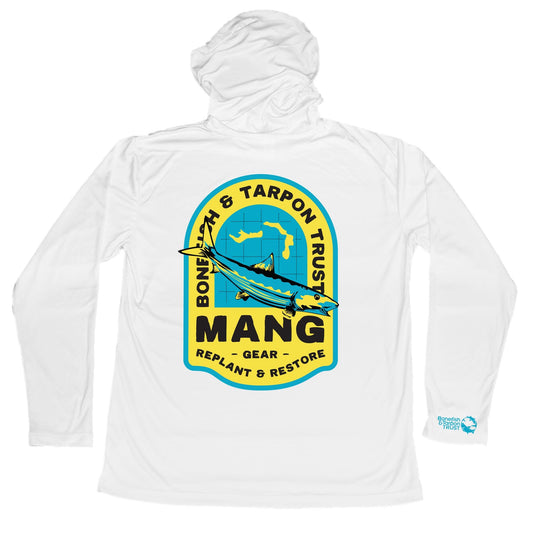 MANG Bahamas Restoration Bonefish Hoodie - XS-White