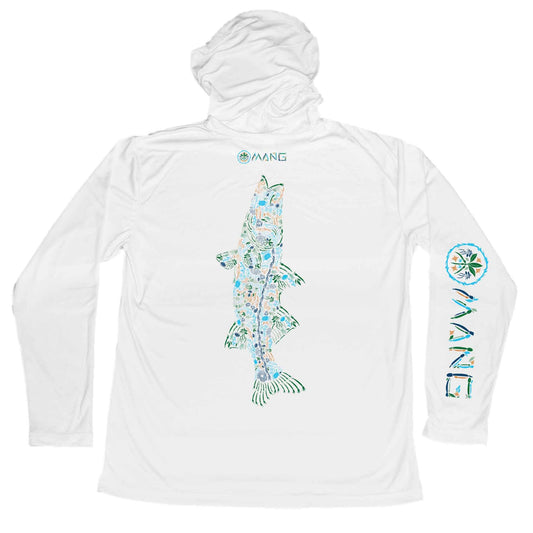 MANG Eco Snook Youth Hoodie - YXS-White