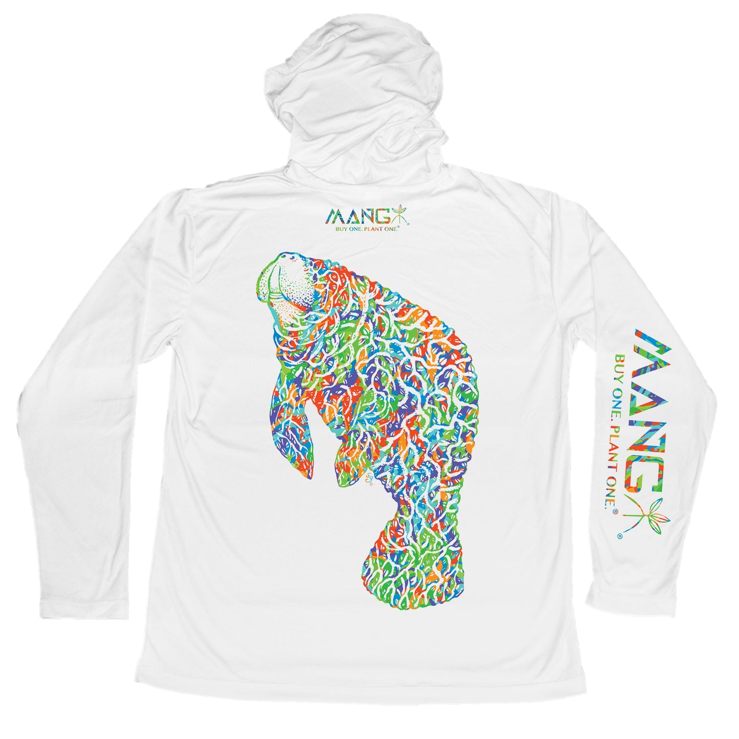 MANG Bimini Twist Mangatee Hoodie - XS-White