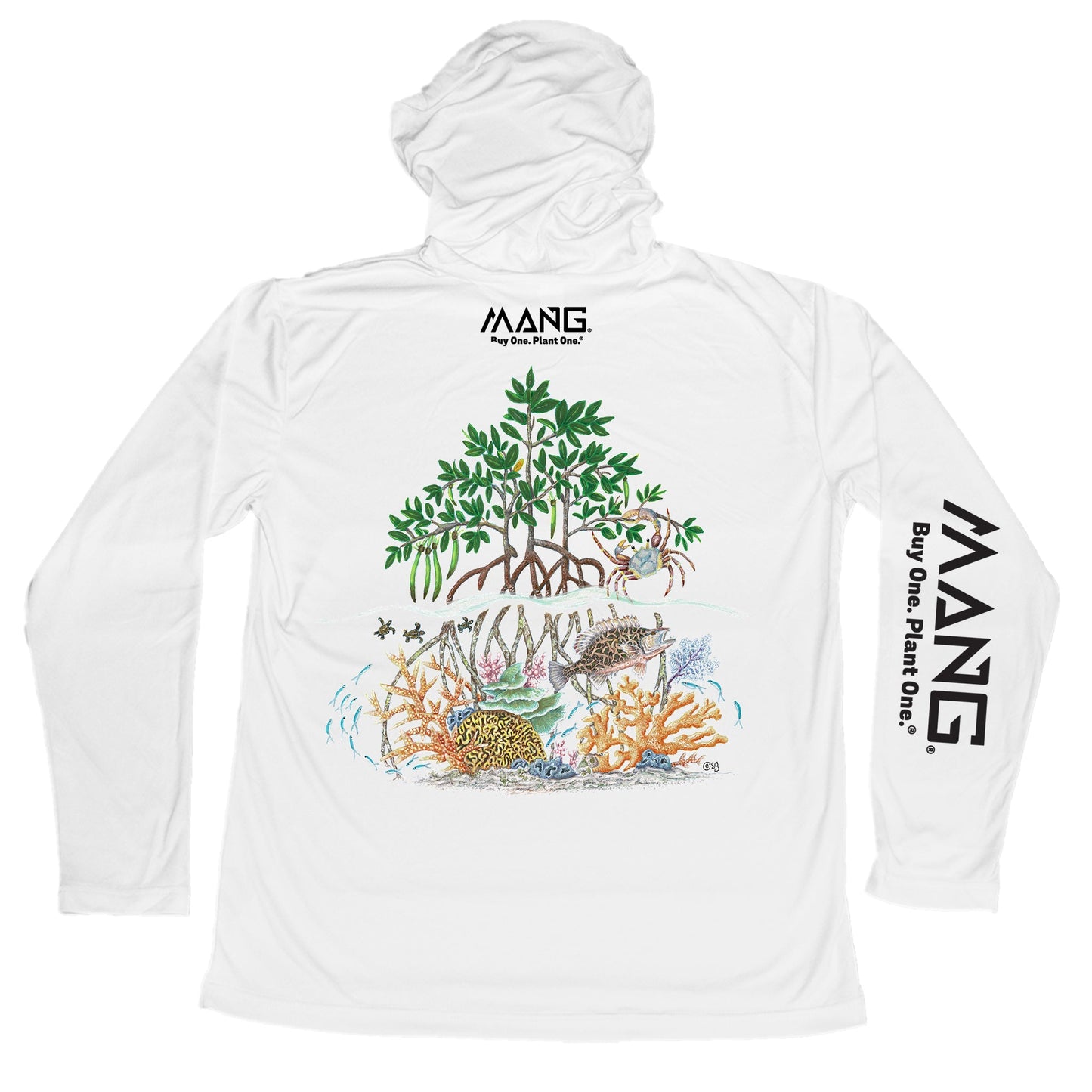 MANG Raise The Reef MANG Hoodie - XS-White