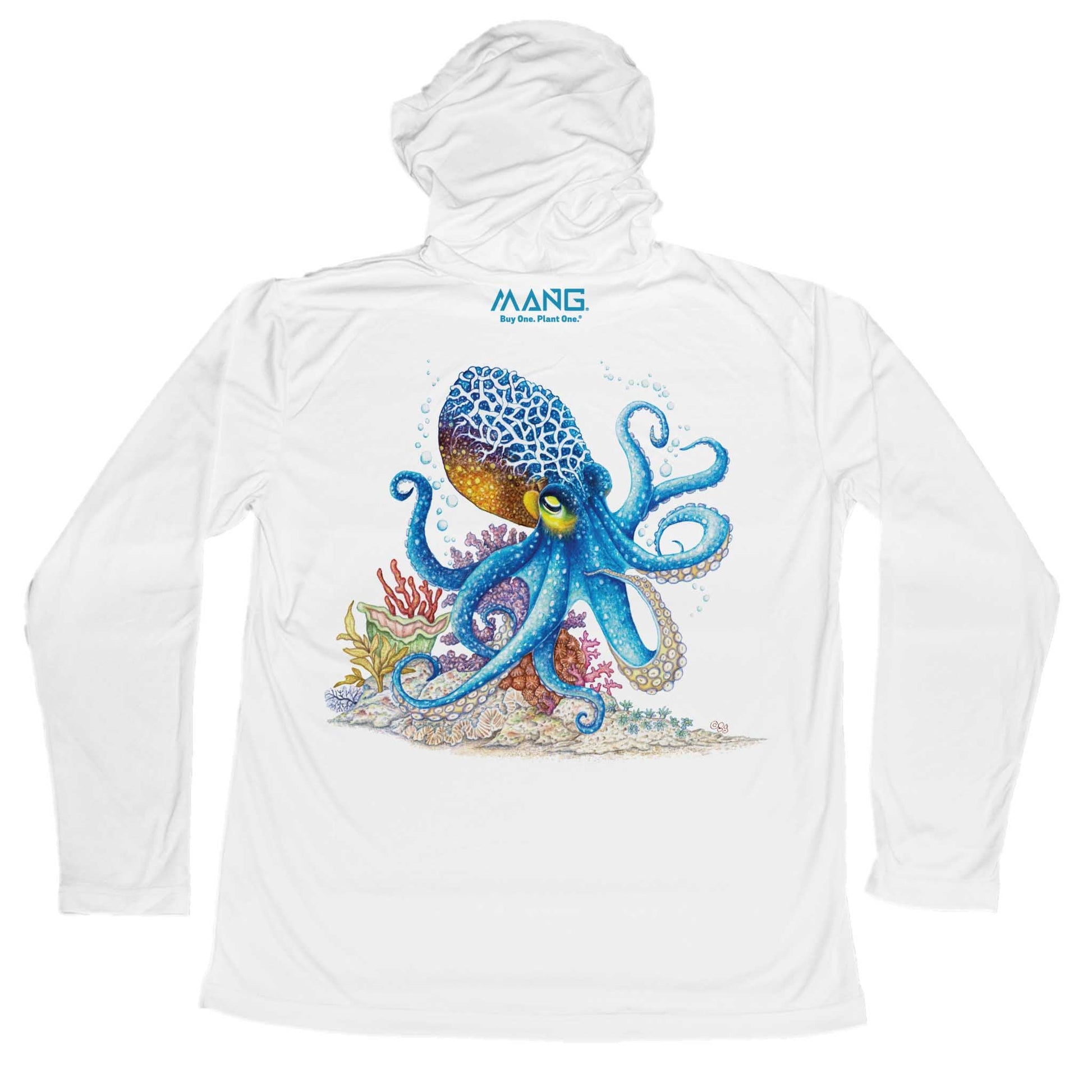 MANG Octopus MANG Hoodie - XS-White