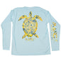 MANG Loggerhead Turtley MANG - LS - XS-Arctic Blue