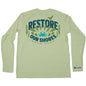 MANG Restore Our Shores Men's LS - XS-Sage