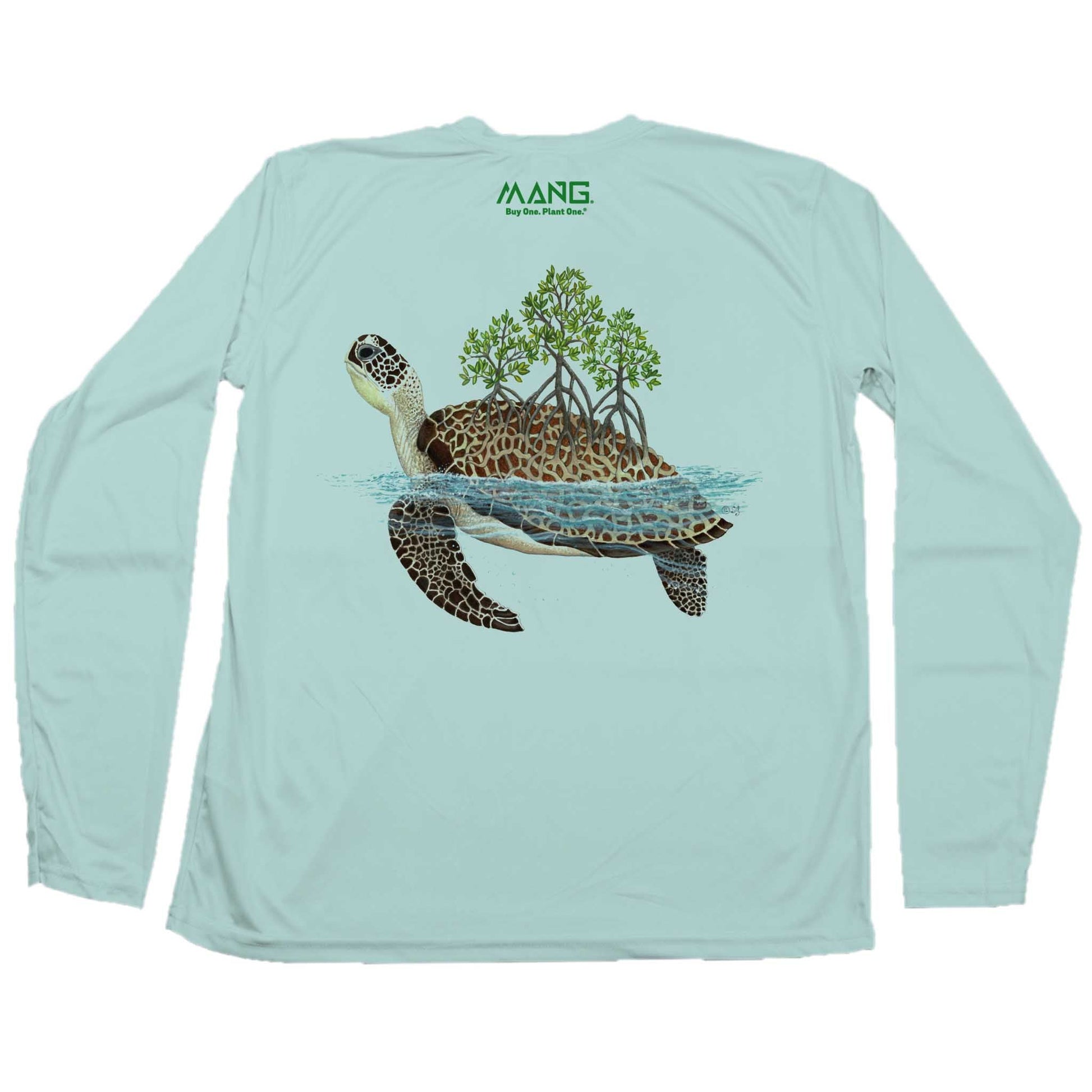 MANG Shell Grove Turtle MANG - LS - XS-Seagrass