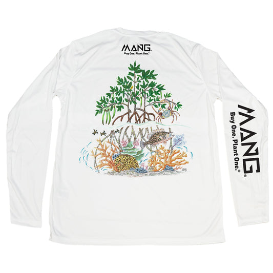 MANG Raise The Reef MANG - LS - XS-White