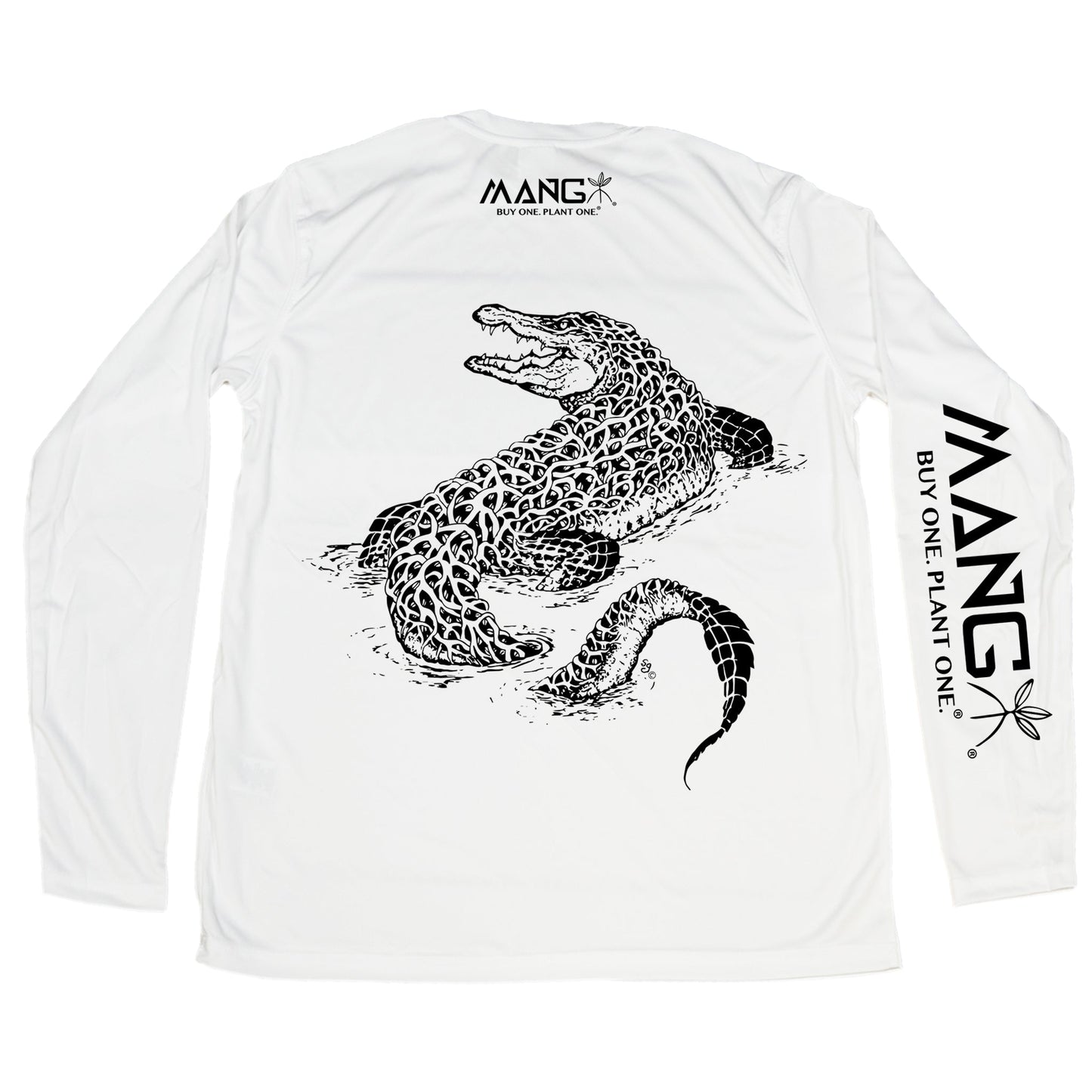 MANG Gator MANG - LS - XS-White