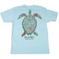 MANG Planting Hope Turtle Men's SS - XS-Arctic Blue