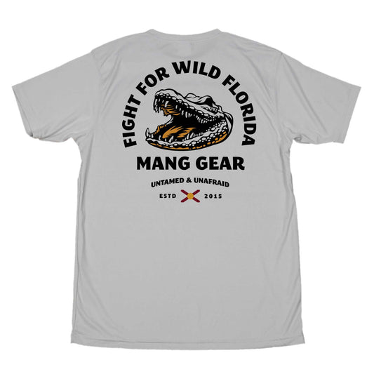 MANG Fight For Wild Florida - SS - XS-Pearl Grey