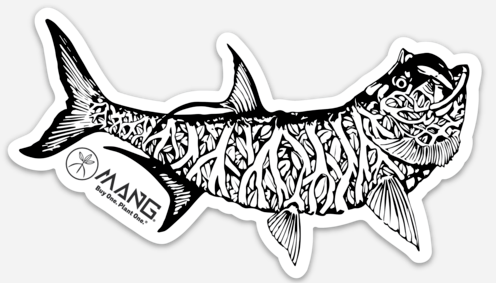 MANG Tarpon MANG Sticker - 5" x 2.85"-