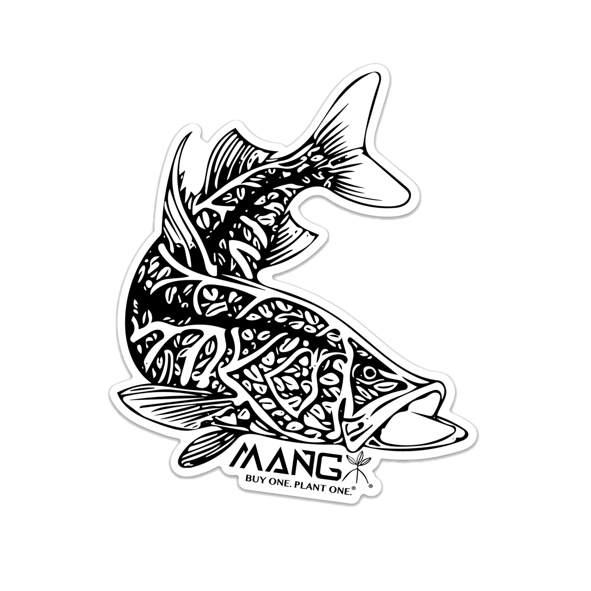 MANG Snook Predator - Sticker - 6" x 7.18"-