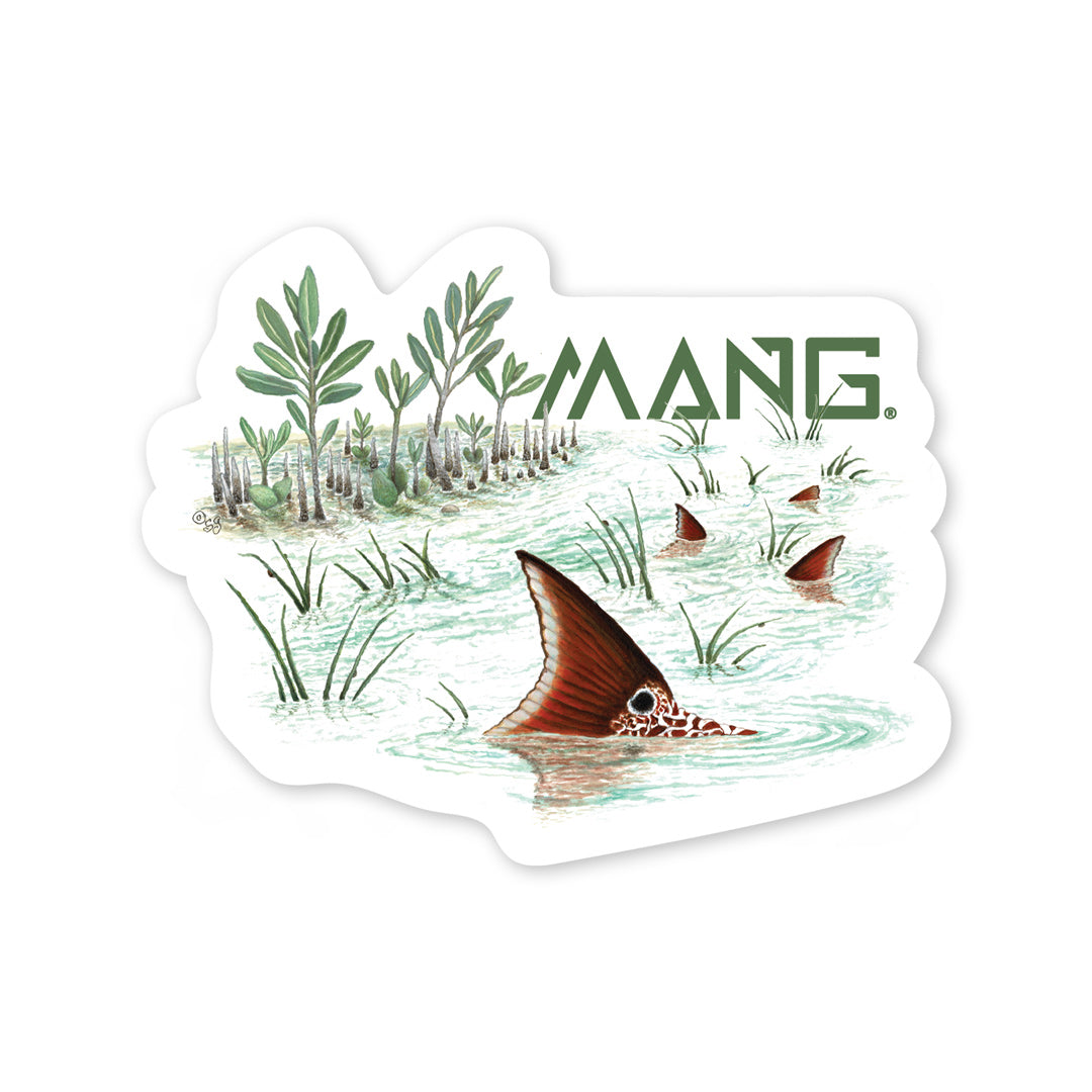 MANG Tailing Redfish MANG - Sticker - -