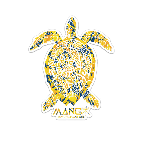 MANG Loggerhead Turtley - Sticker - 3.1" x 3.8"-