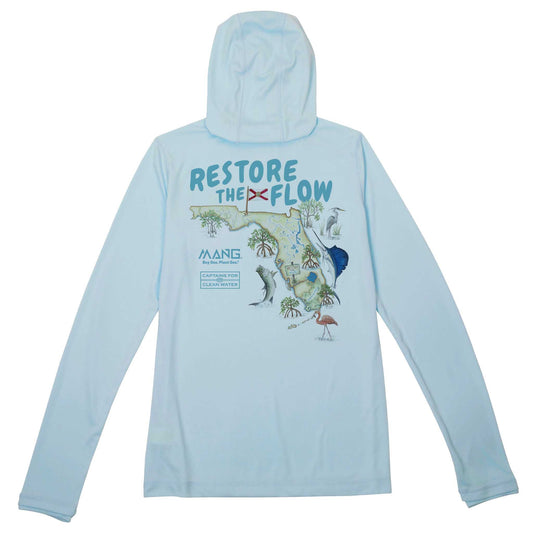 MANG Restore the Flow 2.0 Premium Hoodie - Women's - XS-Arctic Blue