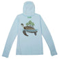 MANG Shell Grove Turtle MANG Premium Hoodie - Women's - XS-Arctic Blue