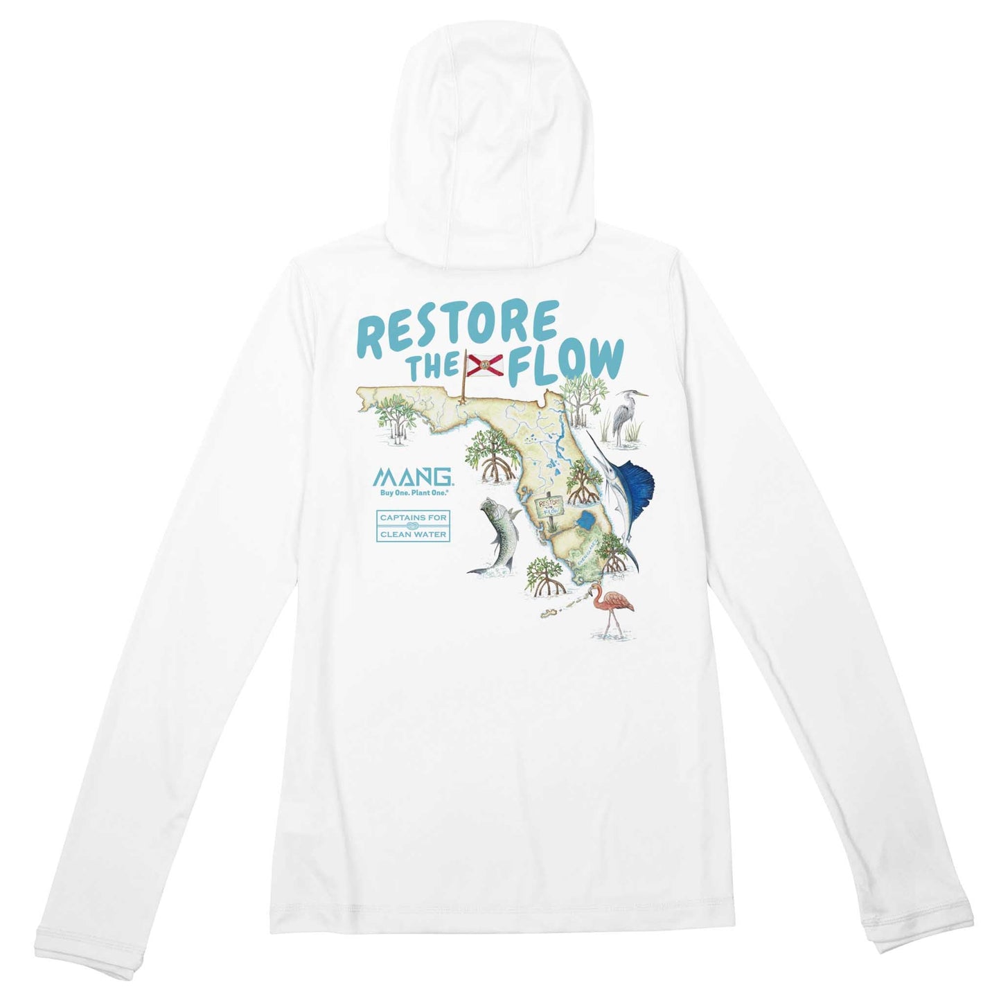 MANG Restore the Flow 2.0 Premium Hoodie - Women's - XS-White