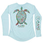 MANG Planting Hope Turtle Women's LS - XS-Arctic Blue