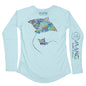 MANG MANG Daze Rays - Women's - LS - XS-Arctic Blue