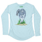 MANG Mamma Manatee MANG - Women's - LS - XS-Arctic Blue