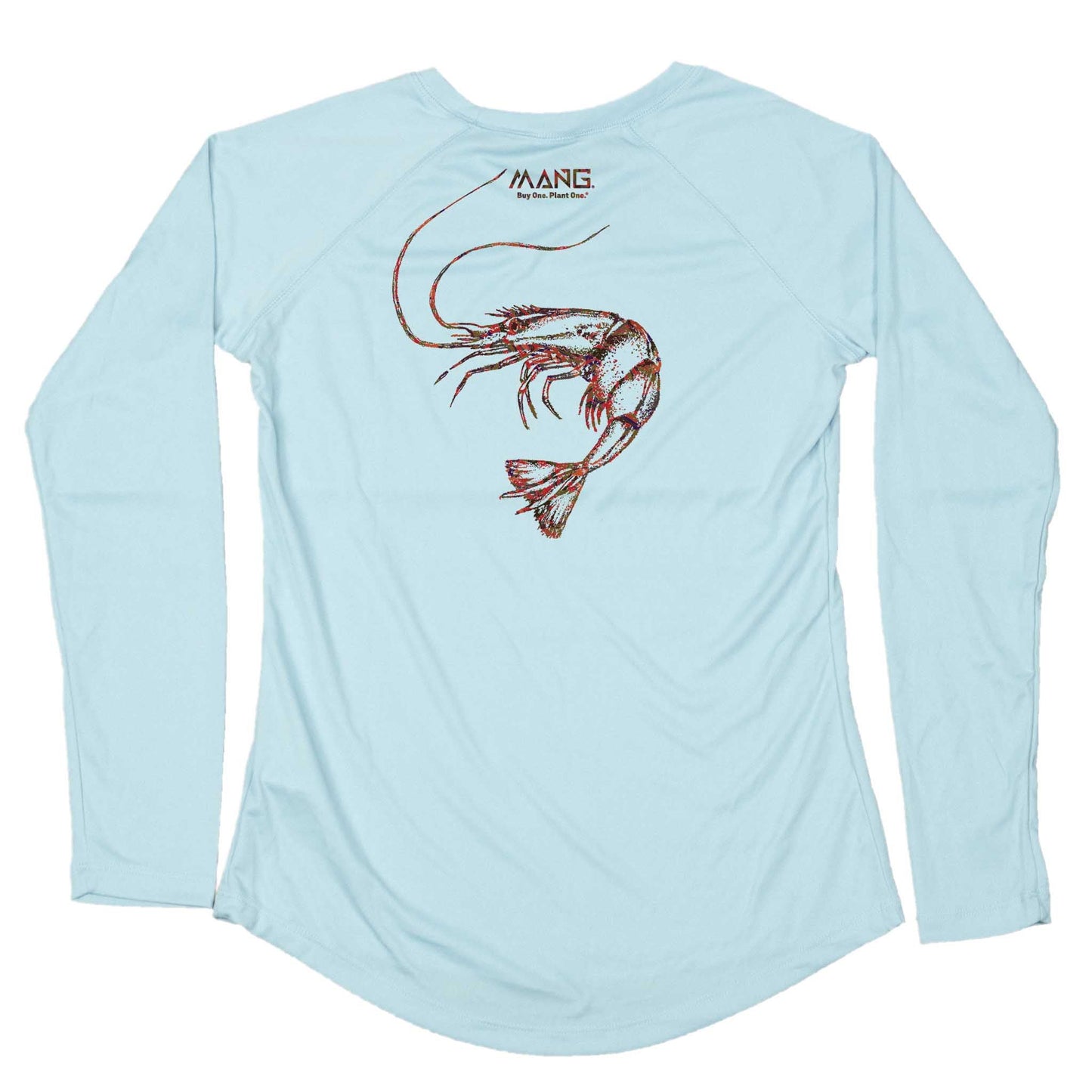 MANG Shrimp MANG - Women's - LS - XS-Arctic Blue