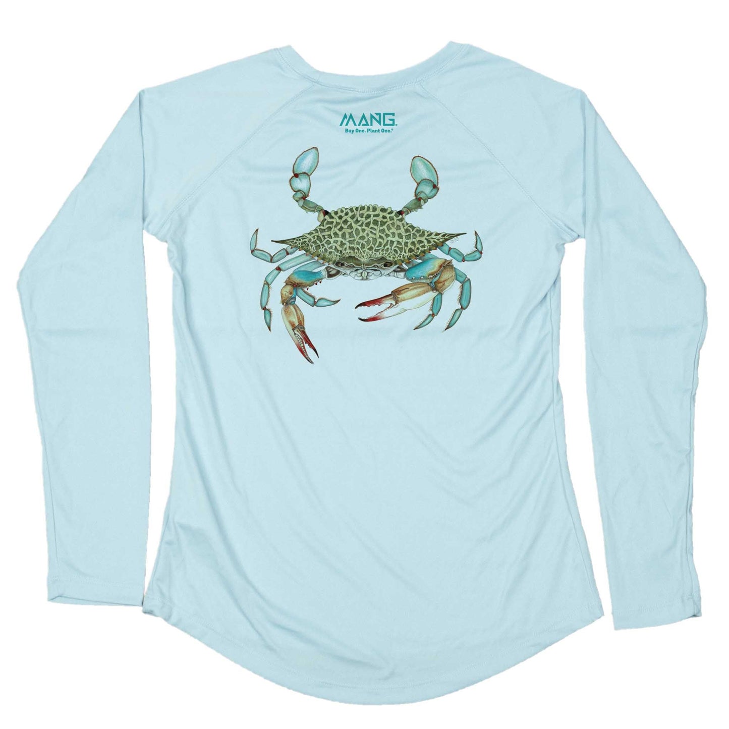 MANG Blue Crab MANG - Women's - LS - XS-Arctic Blue