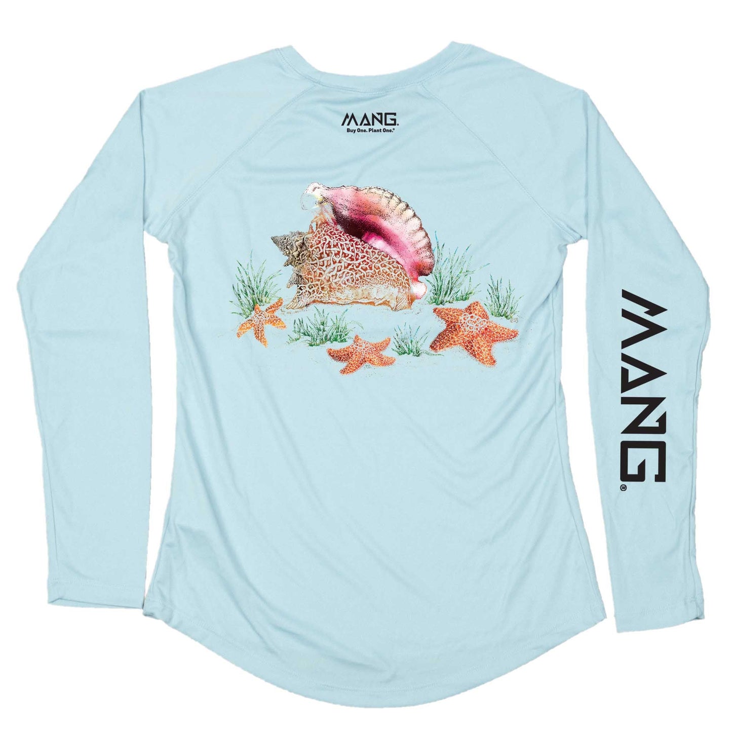 MANG Conch MANG - Women's - LS - XS-Arctic Blue