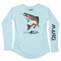 MANG Rainbow Trout MANG - Women's - LS - XS-Arctic Blue