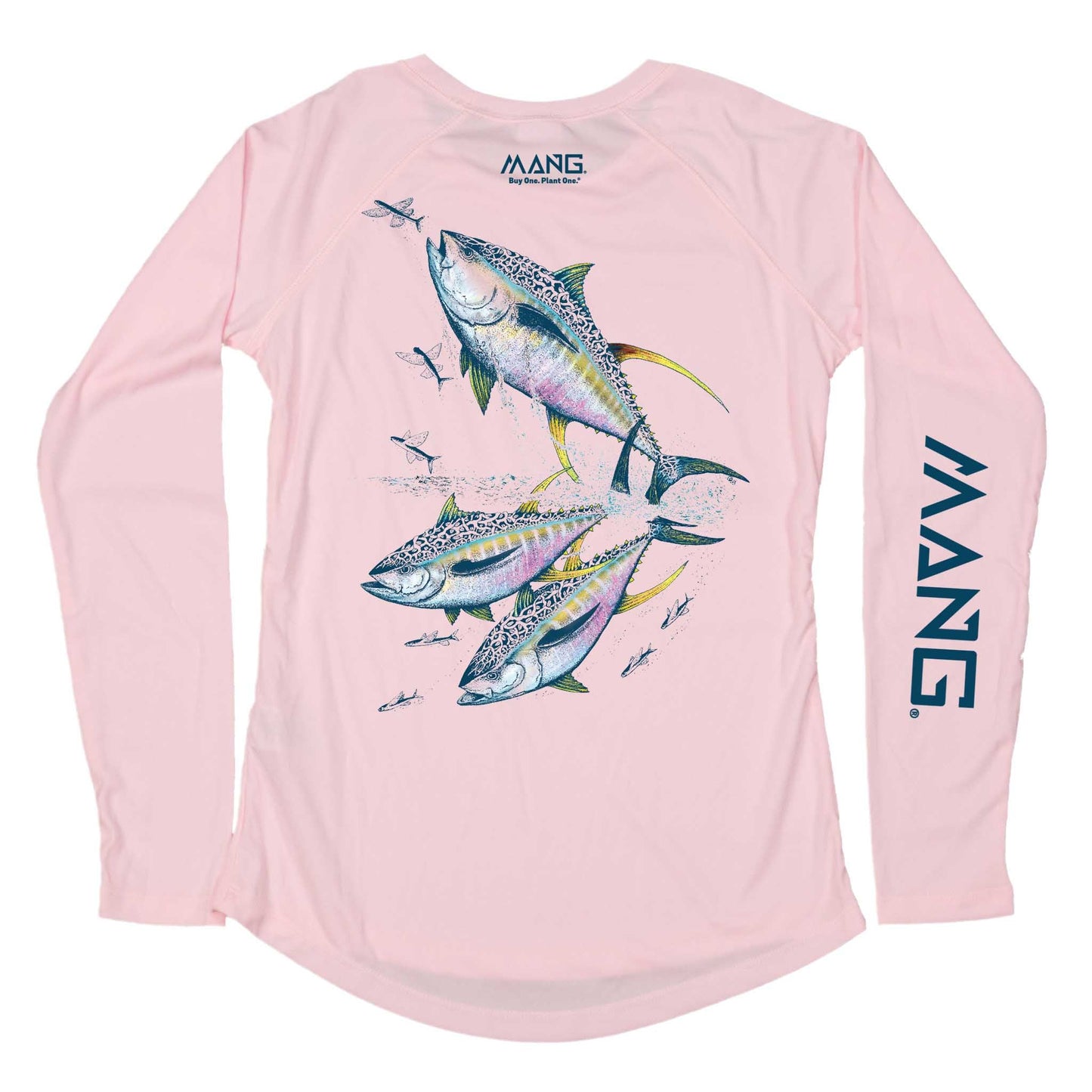 MANG Yellowfin Tuna MANG - Women's - LS - XS-Pink