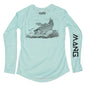 MANG Striped Bass MANG - Women's - LS - XS-Seagrass