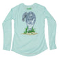 MANG Mamma Manatee MANG - Women's - LS - XS-Seagrass