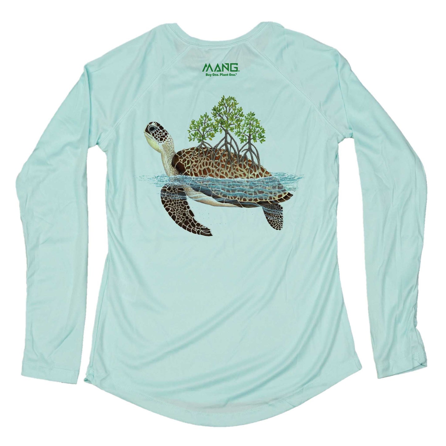 MANG Shell Grove Turtle MANG - Women's - LS - XS-Seagrass