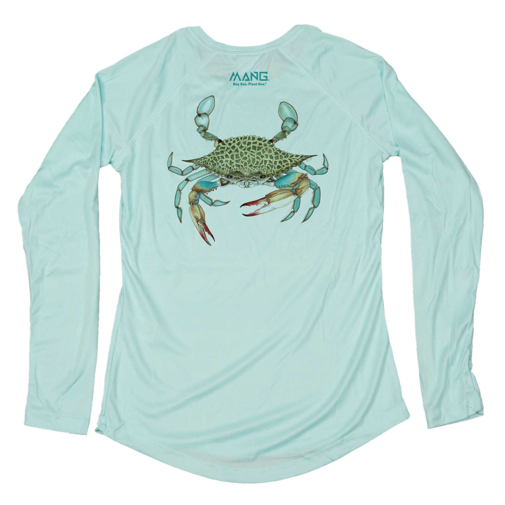 MANG Blue Crab MANG - Women's - LS - XS-Seagrass