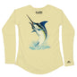 MANG IGFA Blue Marlin MANG - Women's - LS - XS-Sunshine Yellow