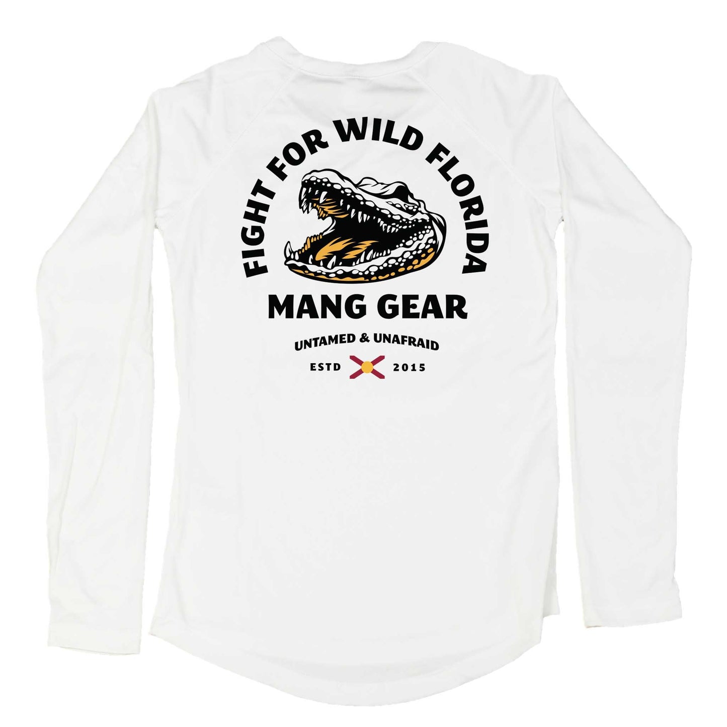 MANG Fight For Wild Florida - Women's - LS - XS-White